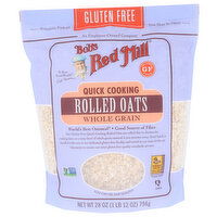 Bob's Red Mill Oats Gluten Free Quick Cooking Rolled - 28 Ounce