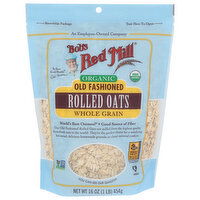 Bob's Red Mill Oats Organic, Old Fashioned Rolled - 16 Ounce