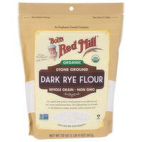 BOB'S RED MILL Organic Dark Rye Flour - 20 Ounce