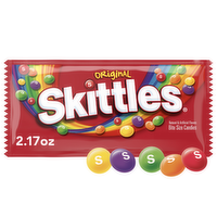 Skittles Original Chewy Candy, Full Size, Bag - 2.17 Ounce