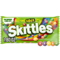 Skittles Sour Candy, Full Size, Pack - 1.8 Ounce