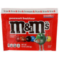M&M'SPeanut Butter Milk Chocolate Candy Bag - 9 Ounce