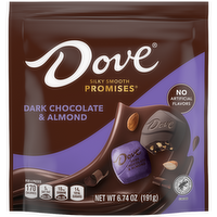 Dove Promises Dark Chocolate & Almond Candy, Large Bag - 6.74 Ounce