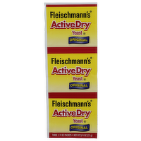 BROOKSHIRE'S Fleisch Dry Yeast Vrtcl 3 Strp - 0.25 Ounce - 3 Count