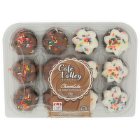 CAFE VALLEY BAKERY Everyday Chocolate Cupcakes 16 - 0.833 Ounce - 12 Count