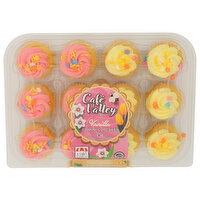 Cafe Valley Bakery Spring Vanilla Cupcakes 16 - 0.833 Ounce - 12 Count