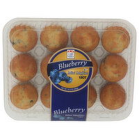 CAFE VALLEY BAKERY Sweet Blueberry Has a Taste With Blueberries. Mini Muffins - 0.875 Ounce - 12 Count