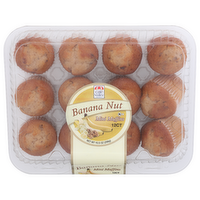 Cafe Valley Bakery Banana Nut Mini Muffins - 0.875 Ounce - 12 Count