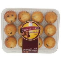 CAFE VALLEY BAKERY Chocolate Chip Mini Muffins - 0.875 Ounce - 12 Count