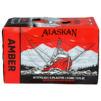 Alaskan Amber Alt Style Ale - 12 Fluid Ounce - 6 Count