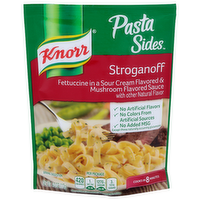 Knorr Fettuccine In a Sour Cream Flavored & Mushroom Sauce With Other Natural Flavor Stroganoff Pasta Sides & Mushroom - 4 Ounce