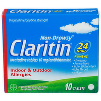 Claritin Non Drowsy Indoor & Outdoor - 10 Count