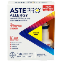 Astepro Allergy Antihistamine Nasal Spray - 0.007 Fluid Ounce - 120 Count