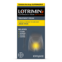 Lotrimin Treatment Cream, Jock Itch - 0.42 Ounce
