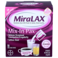 Miralax Mix-In Pax - 0.5 Ounce - 10 Count