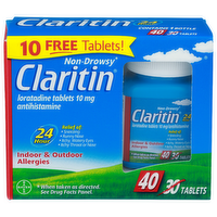 Claritin Loratadine Tablets Antihistamine - 0.75 Count - 40 Count