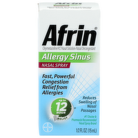 Afrin Allergy Sinus Nasal Spray - 0.5 Fluid Ounce