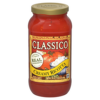 Classico Creamy Ricotta Pasta Sauce, Jar - 24 Ounce