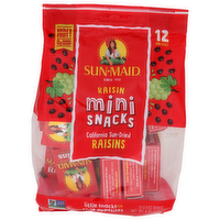 SunMaid Mini Snacks Raisin - 0.5 Ounce - 12 Count
