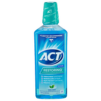 Act Cool Mint Restoring Anticavity Fluoride Mouthwash - 18 Fluid Ounce