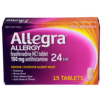 Allegra Fexofenadine Hcl Tablet - 15 Count