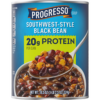 Progresso Southwest-Style Black Bean Protein Soup, Vegetarian - 18.5 Ounce