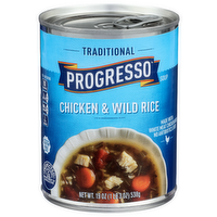 Progresso Chicken & Wild Rice Traditional Soup - 19 Ounce