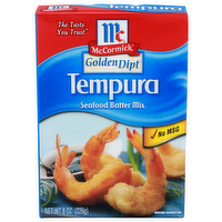 Mccormick Golden Dipt Tempura Seafood Batter Mix - 8 Ounce
