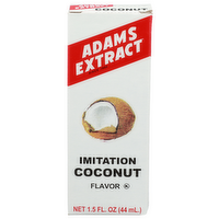 Adams Extract Coconut Imitation Flavor - 1.5 Fluid Ounce