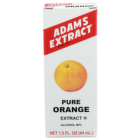 Adams Extract Pure Orange - 1.5 Fluid Ounce