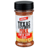 Adams Pantry Basics Texas Style Smoked Pork Low N' Slow Rub - 8.11 Ounce