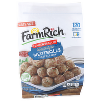Farmrich Homestyle Flame Broiled Meatballs - 60 Ounce