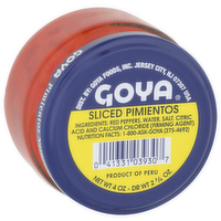 Goya Sliced Pimientos - 4 Ounce