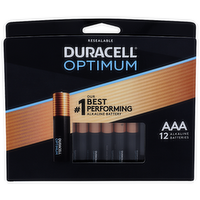 Duracell Optimum AAA Alkaline Batteries - 12 Count
