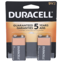 Duracell 9v Alkaline Batteries - 2 Count