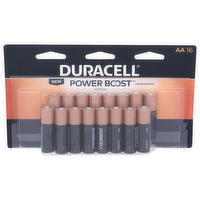 Duracell Power Boost AA 16 Alkaline Batteries Count - 16 Count