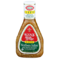 Ken's Steak House Northern Italian With Basil & Romano Lite Dressing & Marinade - 16 Fluid Ounce