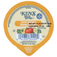 Ken's Steak House Sweet And Spicy Honey Mustard Dressing - 1.5 Ounce