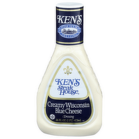 Ken's Steak House Creamy Wisconsin Blue Cheese Dressing - 16 Fluid Ounce