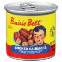 Prairie Belt Packed In Chicken Stock Smoked Sausages - 4.6 Ounce