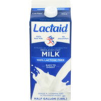 Lactaid Milk Reduced Fat - Half Gallon