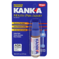 Blistex Kanka Mouth Pain Liquid - 0.33 Fluid Ounce
