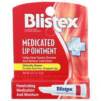 Blistex Lip Protectant External Analgesic Medicated Ointment - 0.21 Ounce
