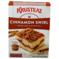 Krusteaz Cinnamon Swirl Crumb Cake & Muffin Mix - 21 Ounce