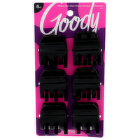 Goody Slideproof Medium Claw Clips - 6 Count