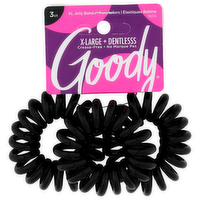 Goody X-large + Dentless Xl Jelly Bands Ponytailers - 3 Count
