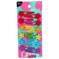 Goody Kids Snap & Go Clips - 12 Count