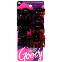 Goody Slideproof Small Claw Clips - 8 Count