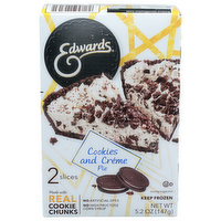 Edwards Cookies And Creme Pie - 2.6 Ounce - 2 Count
