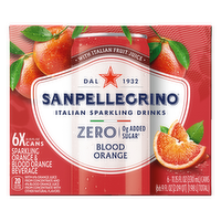 Sanpellegrino Zero Blood Orange Italian Sparkling Beverage - 66.9 Ounce